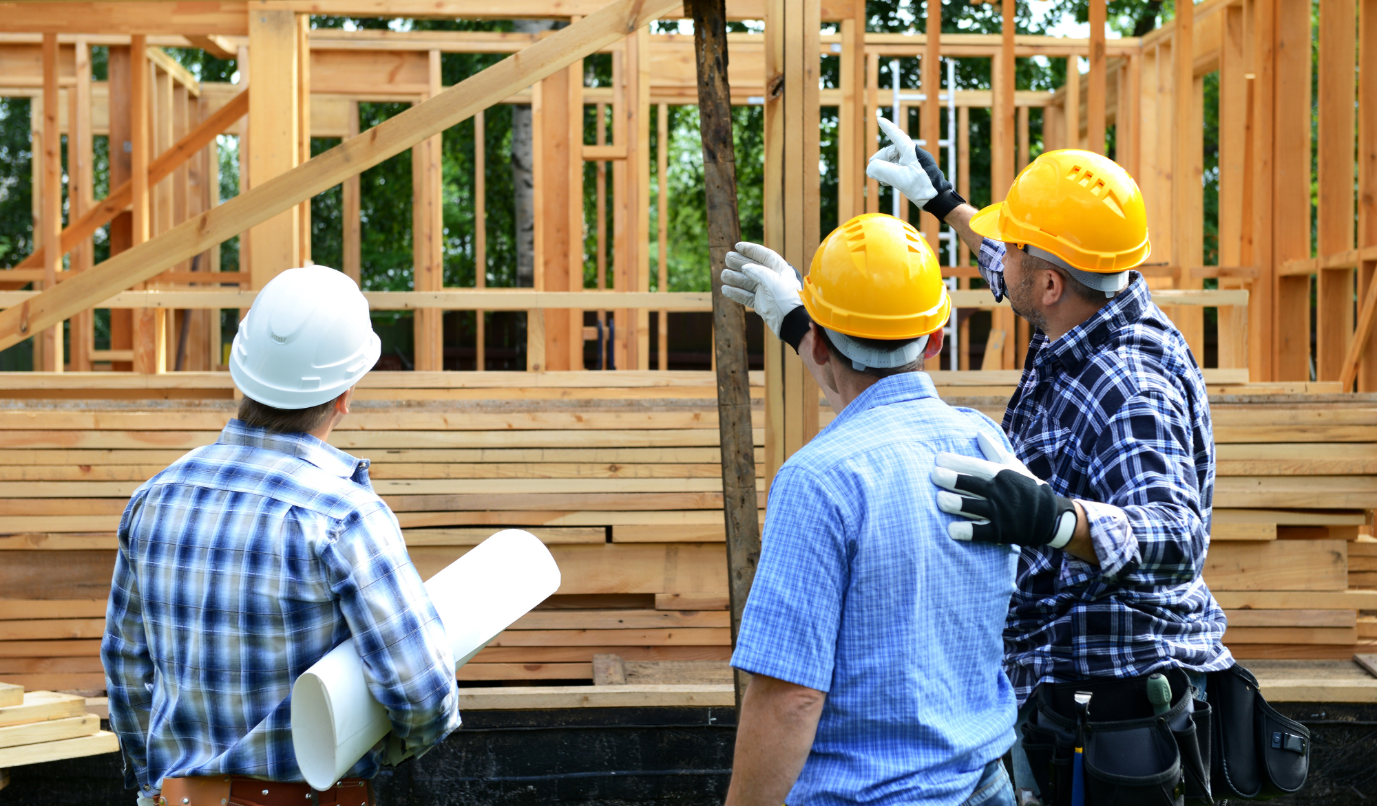 AA Rocha Construction team at work